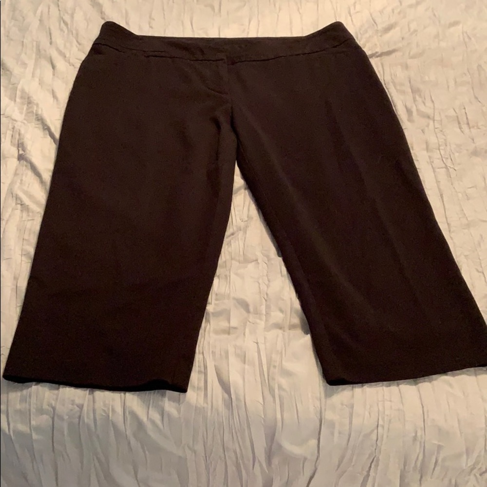 Maurices Black Capri length dress capris